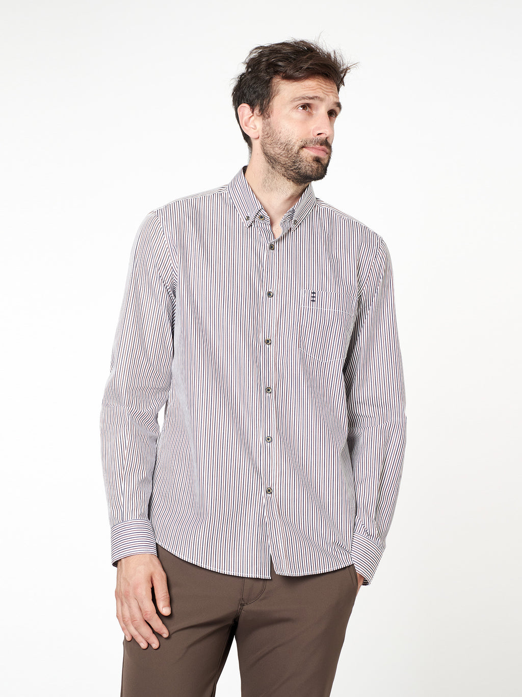 Camisa de rayas regular fit