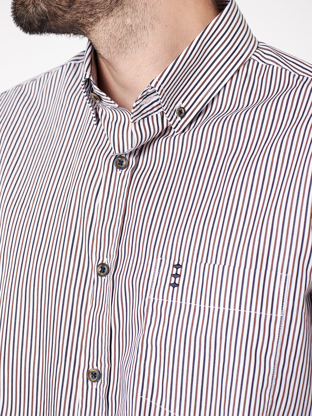 Camisa de rayas regular fit
