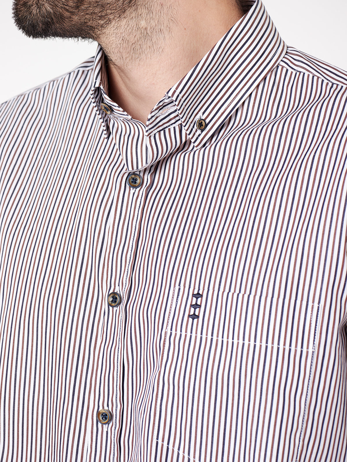 Camisa de rayas regular fit