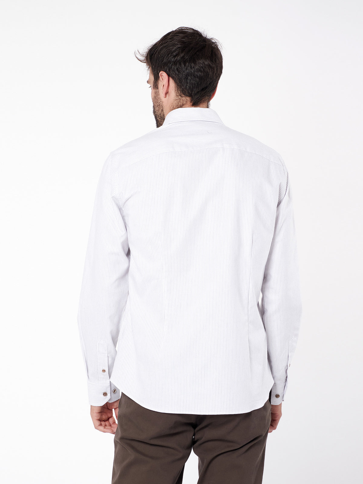 Camisa regular fit de rayas