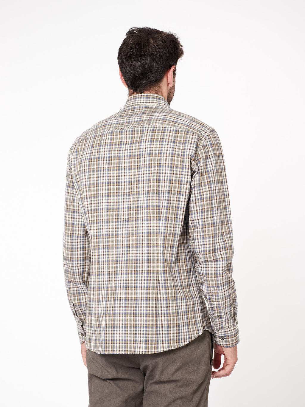 Camisa cuadros estilo franela regular fit