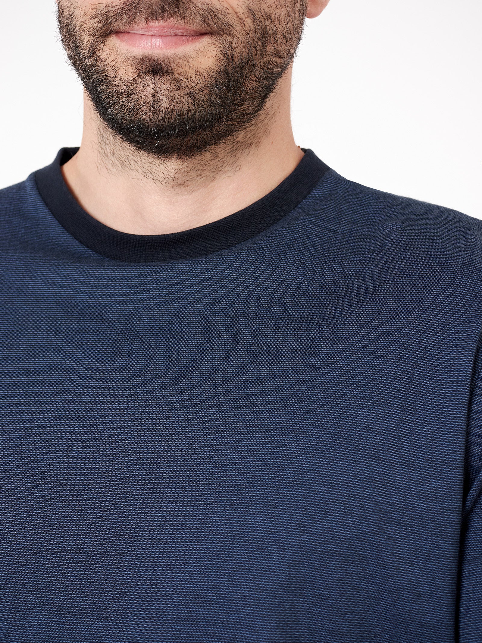 Micro-striped t-shirt