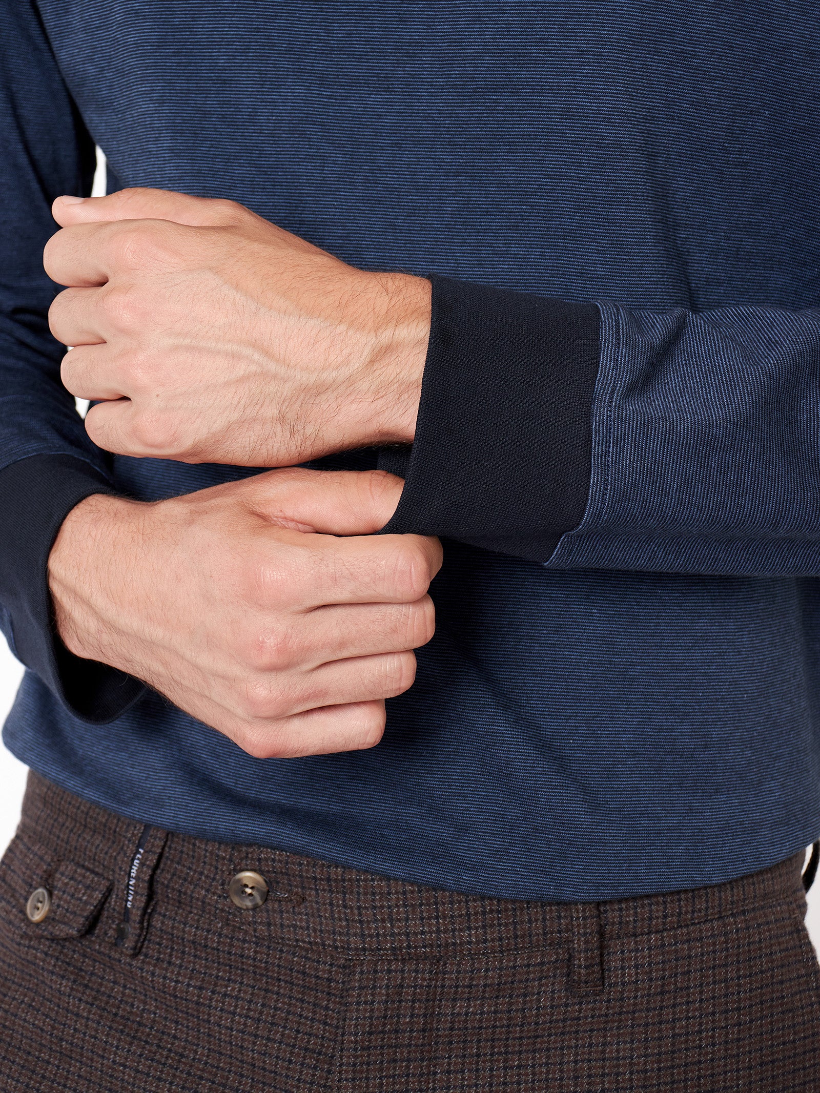 Micro-striped t-shirt