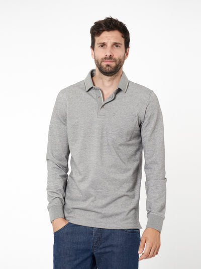 Polo piqué bicolor