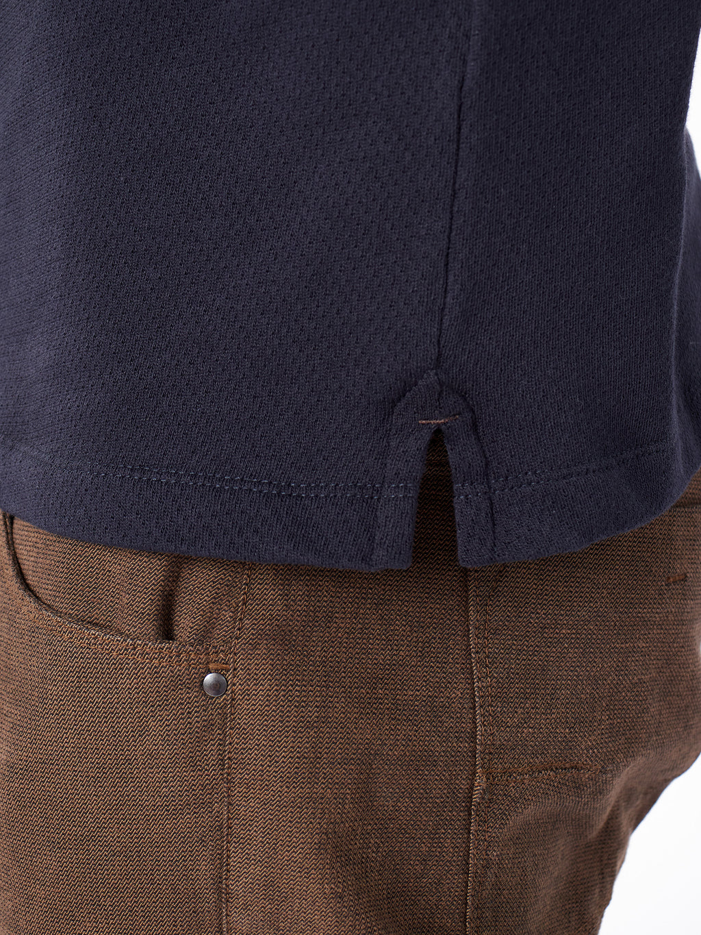 Polo jacquard con bolsillo