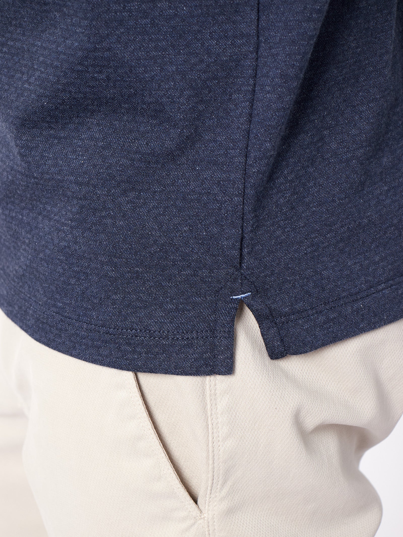 Polo jacquard microdibujo