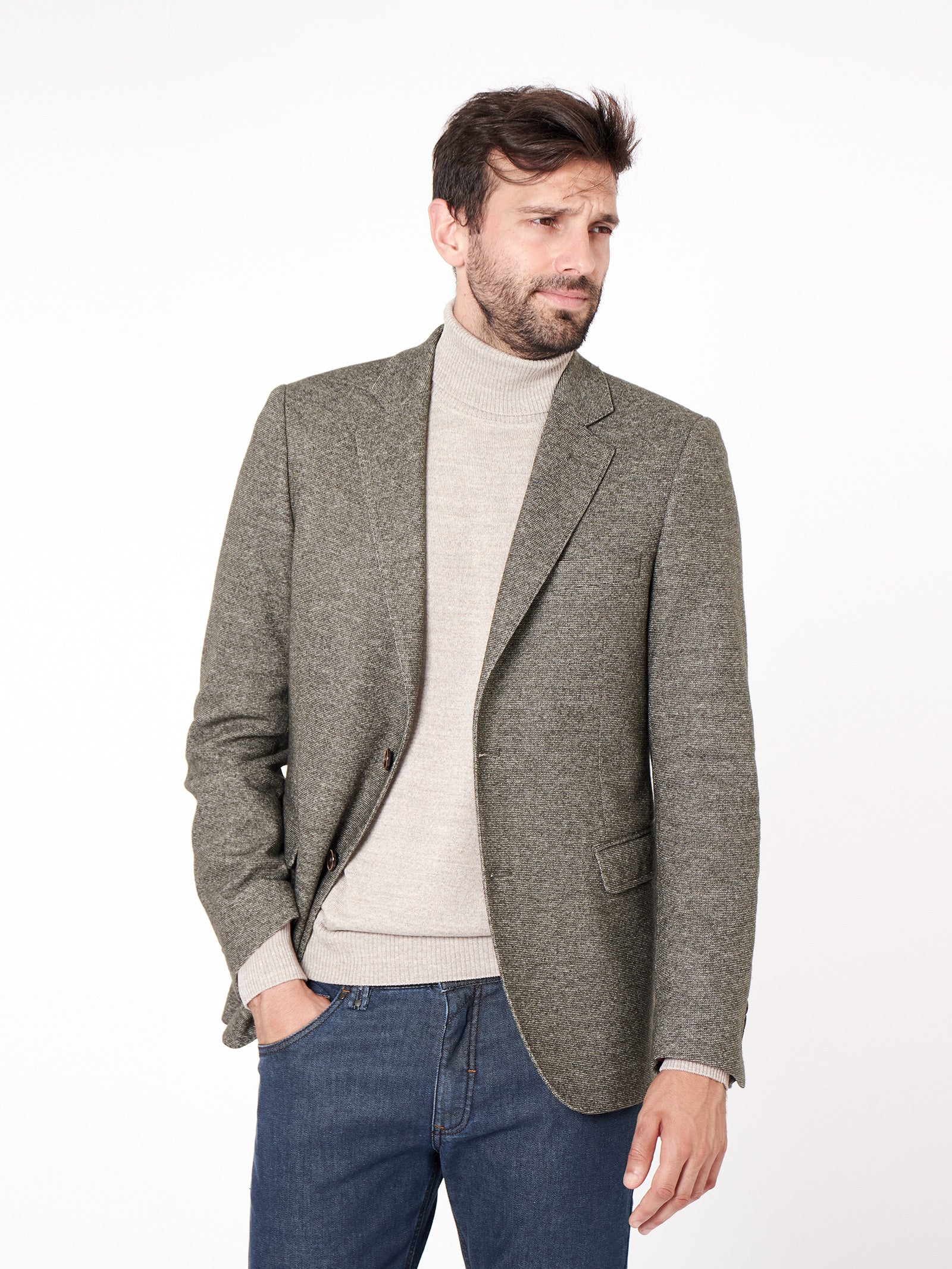 Americana de punto regular fit
