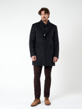 Slim fit overcoat with vest