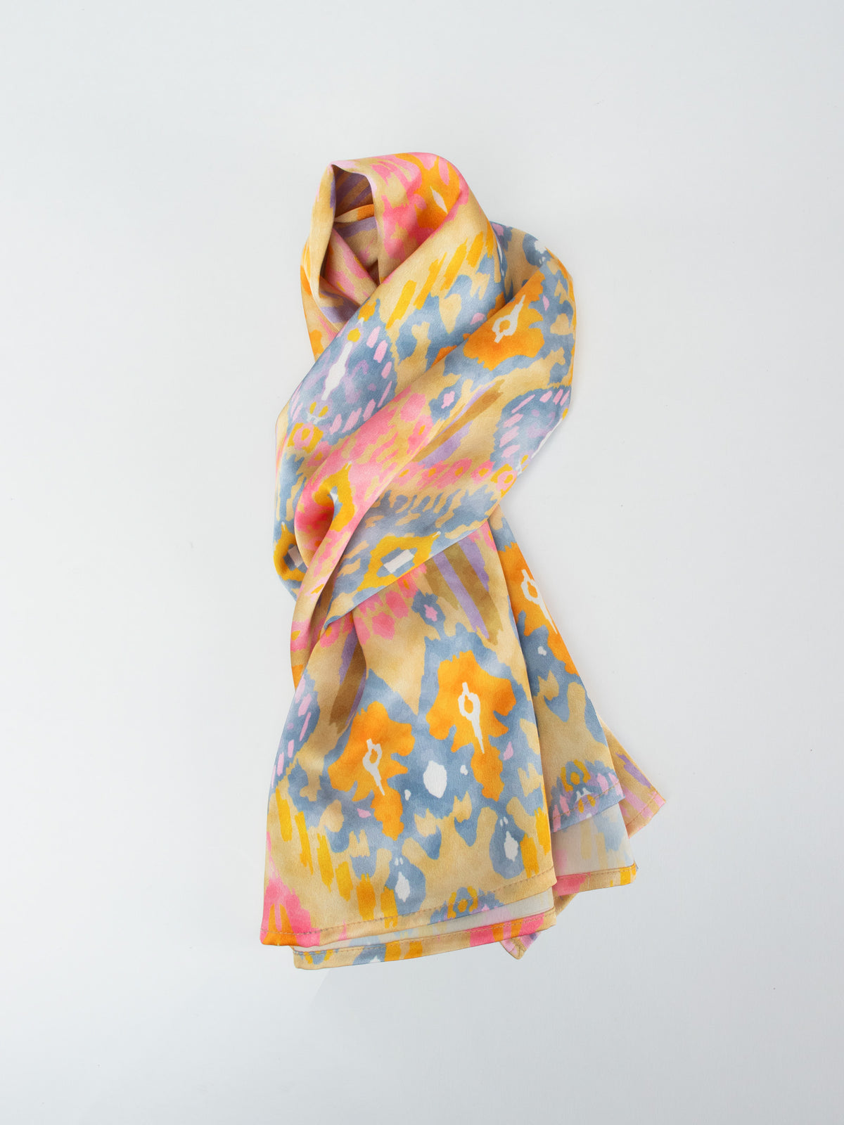 Vibrant printed scarf
