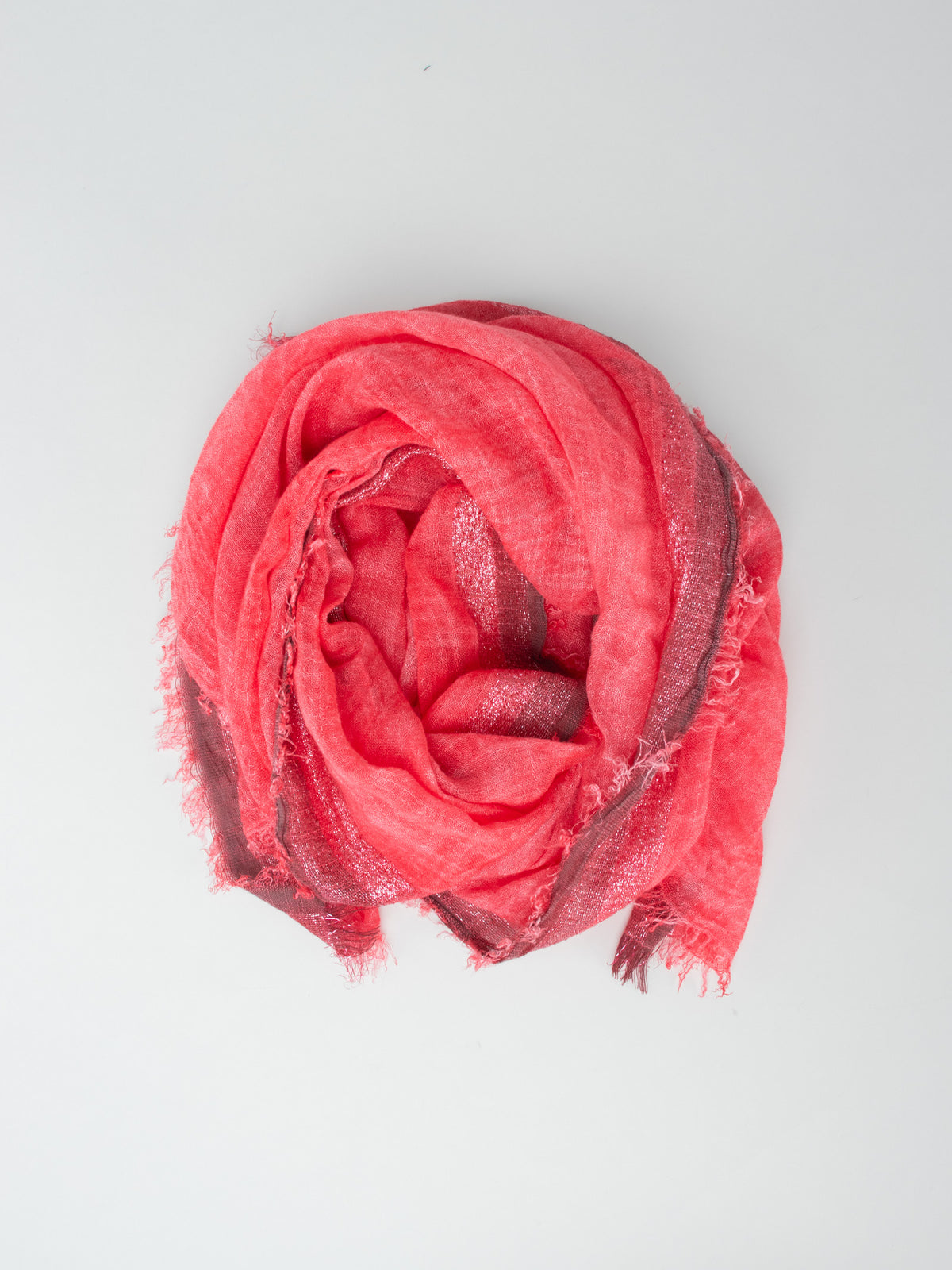 Metallic finish foulard