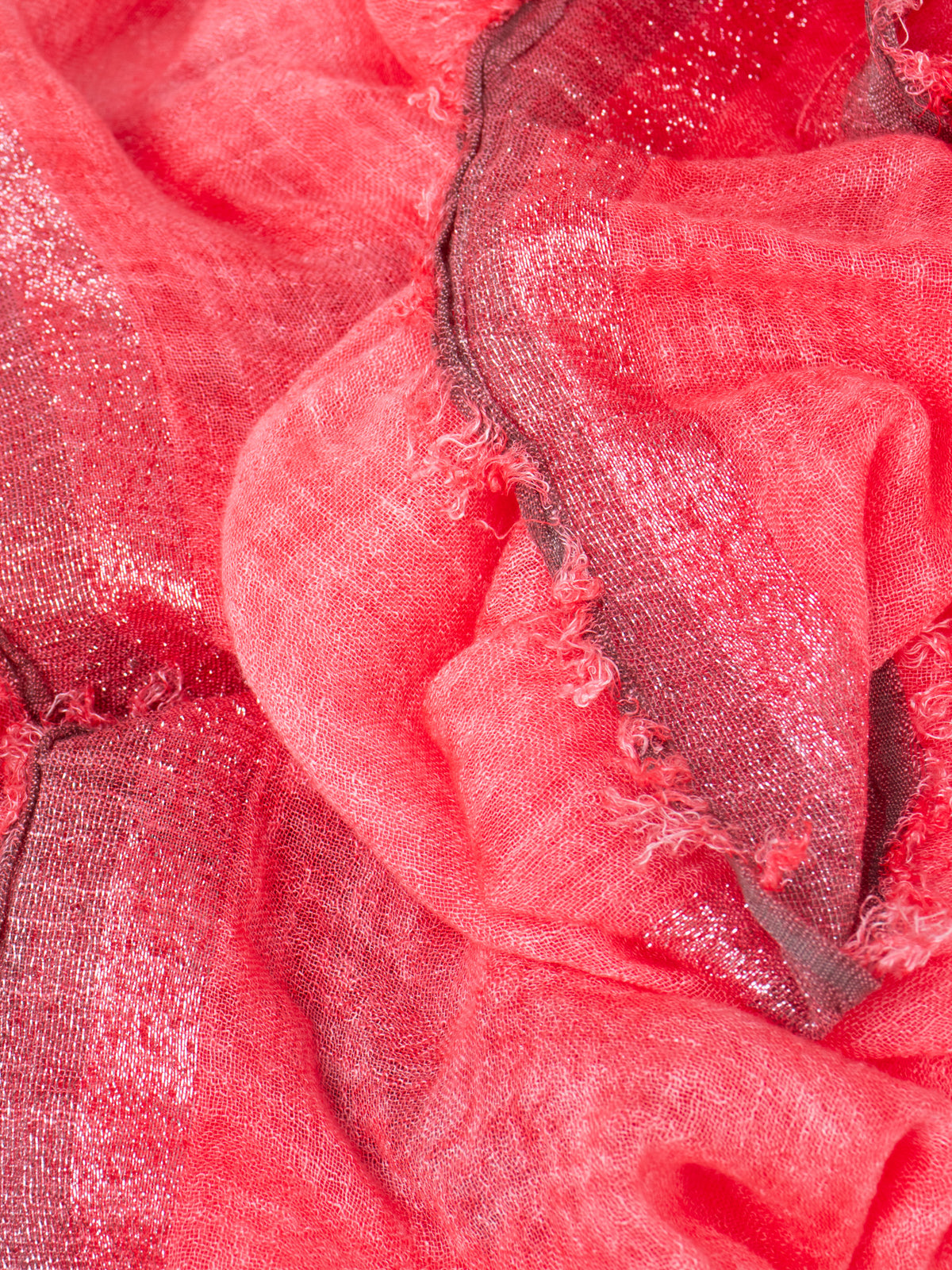 Metallic finish foulard