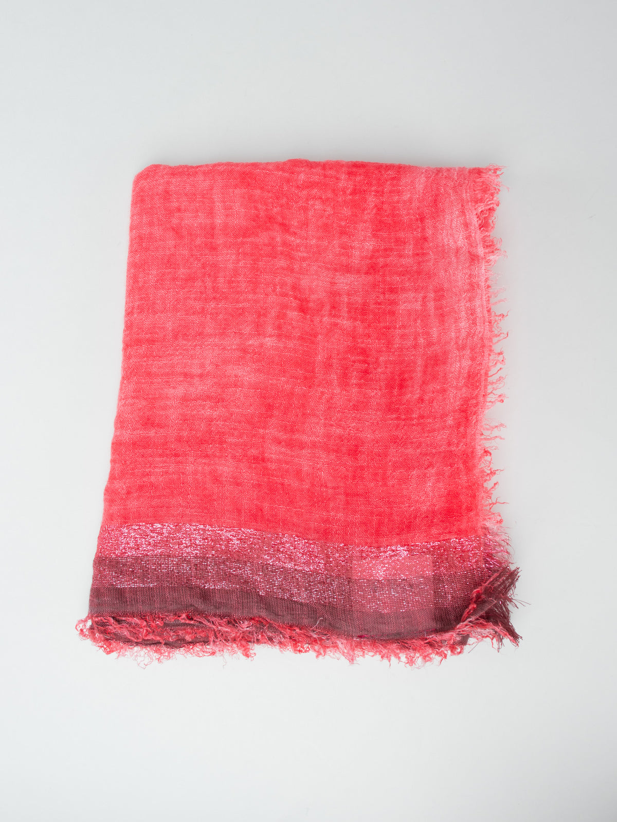 Metallic finish foulard