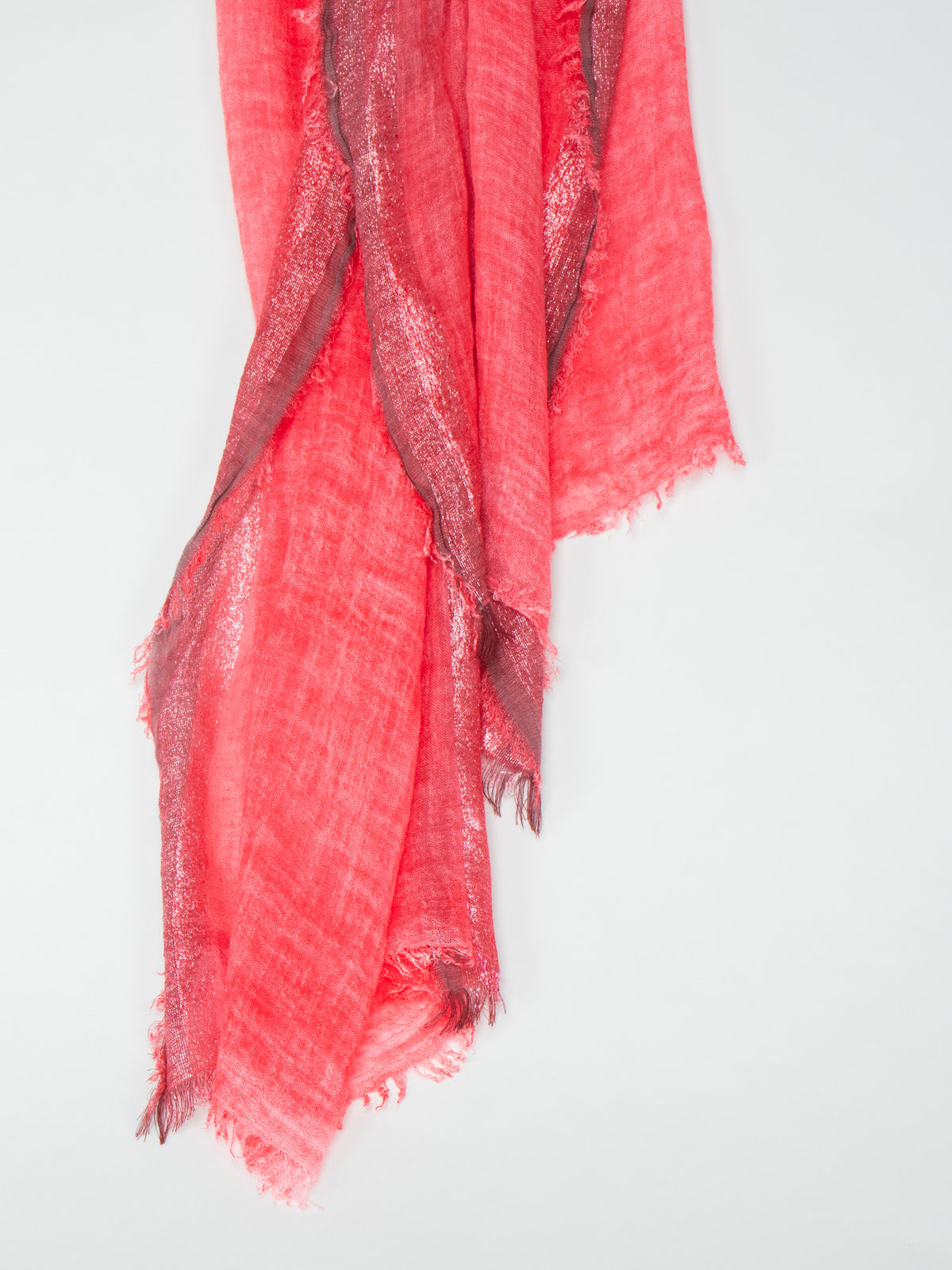 Metallic finish foulard