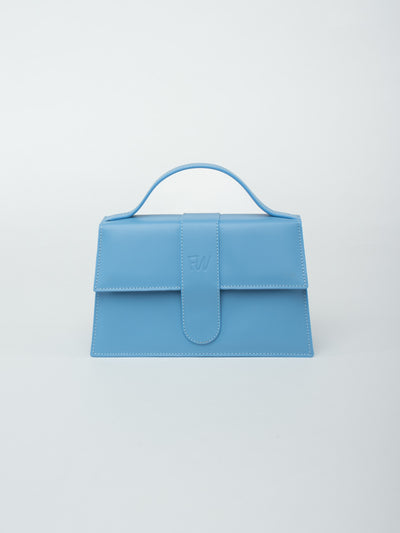 Bolso de mano de piel