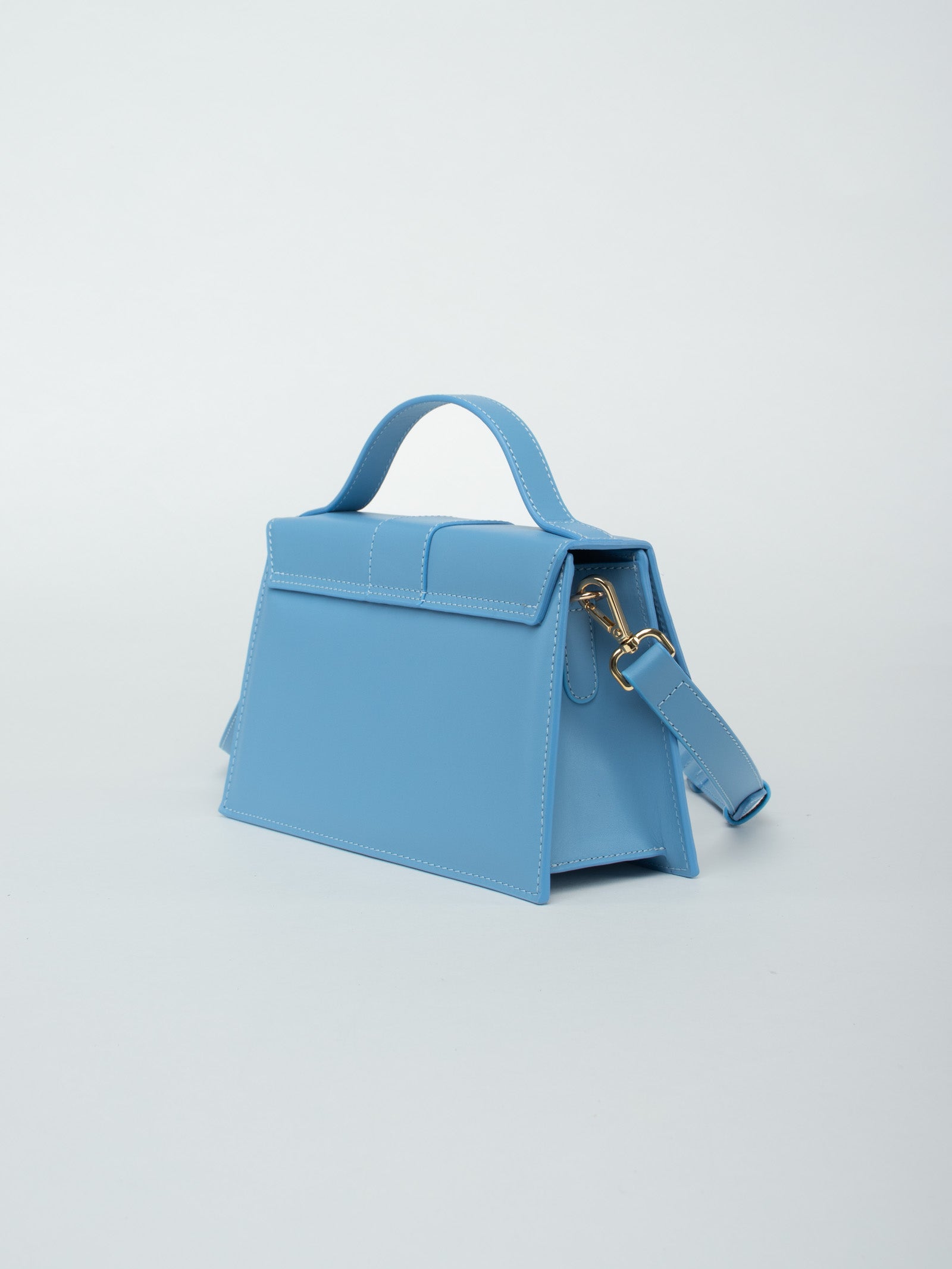 Bolso de mano de piel