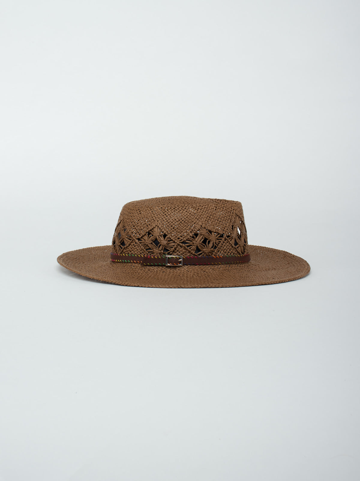 Hat with ribbon detail