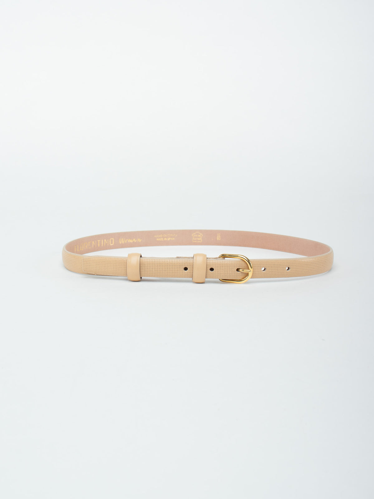 Embossed Leather Belt