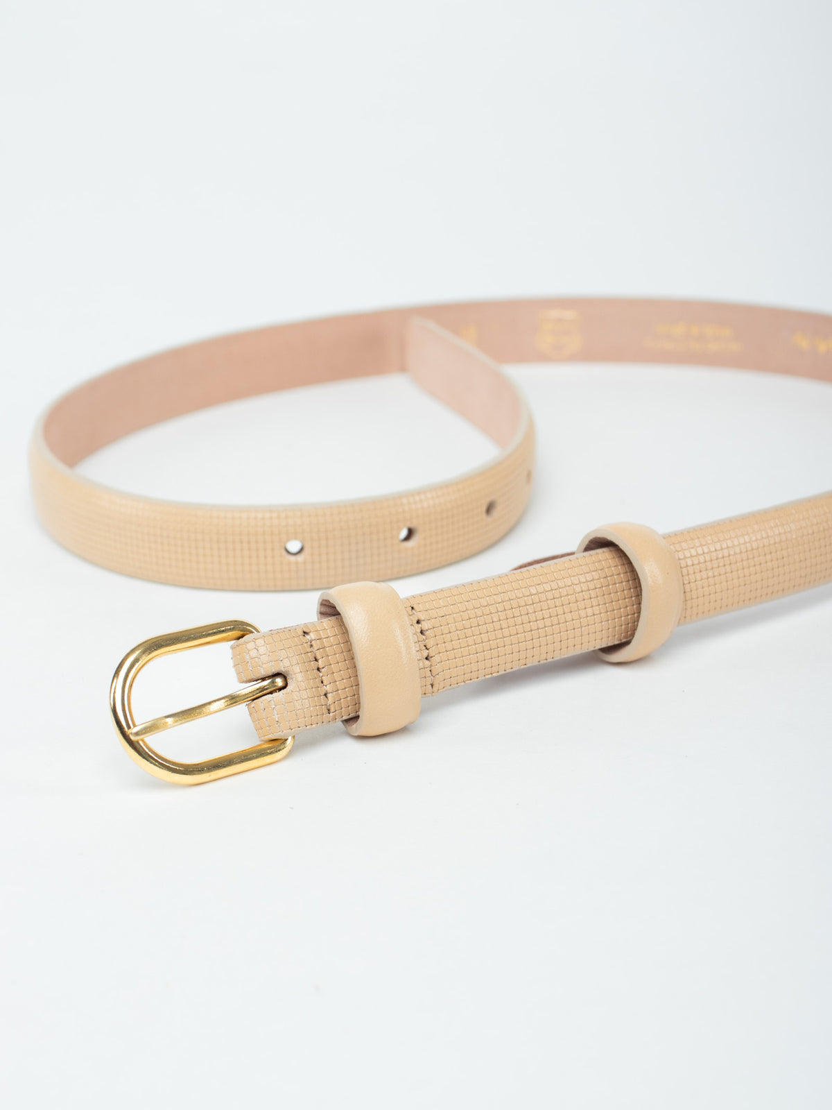 Embossed Leather Belt