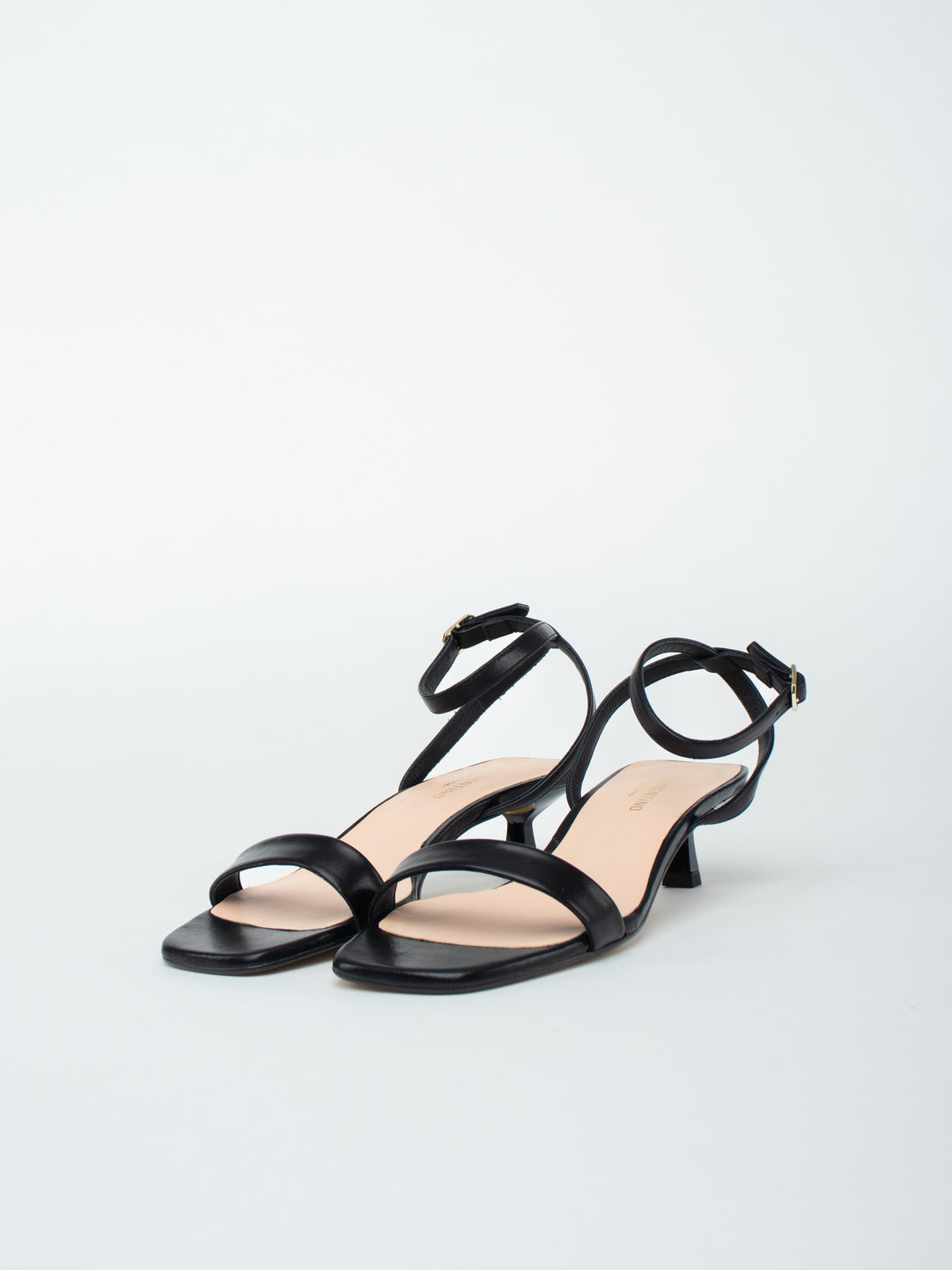 Leather strappy sandals