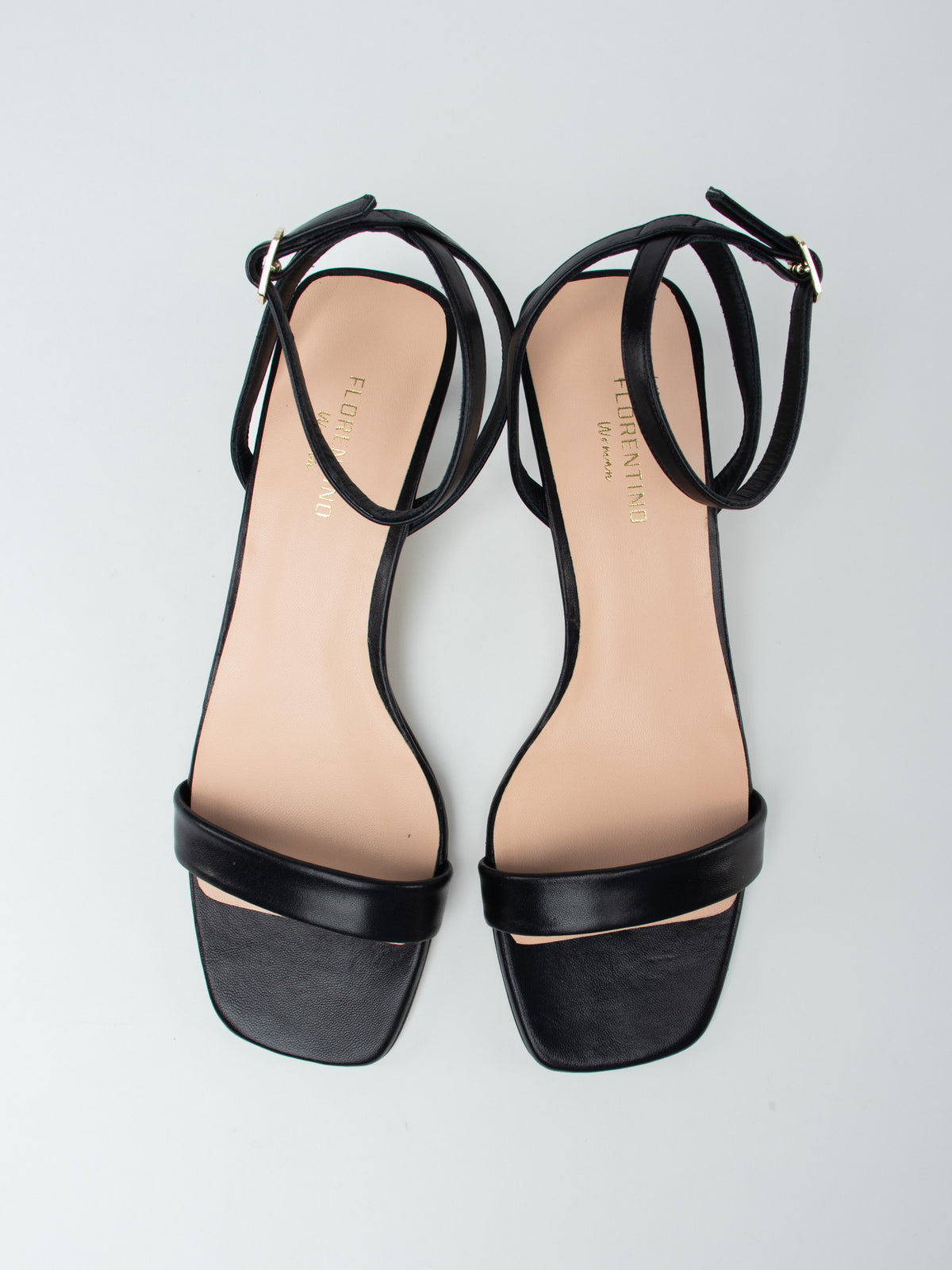 Leather strappy sandals