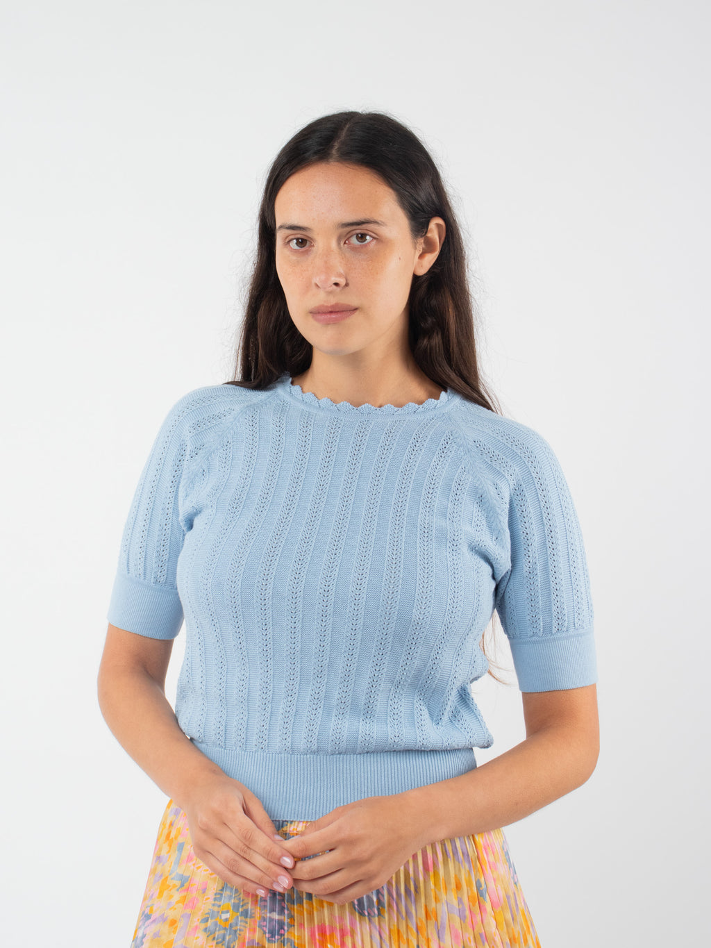 Open-knit jumper