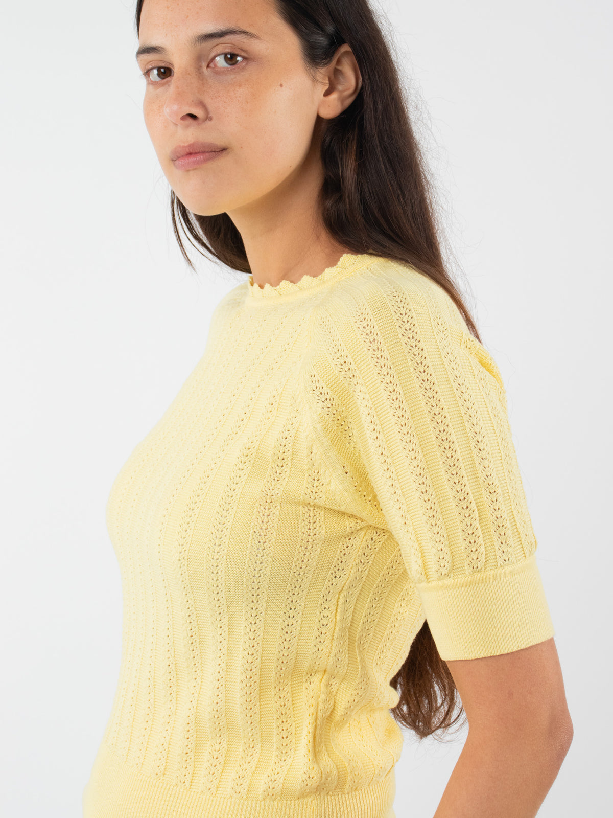 Open-knit jumper