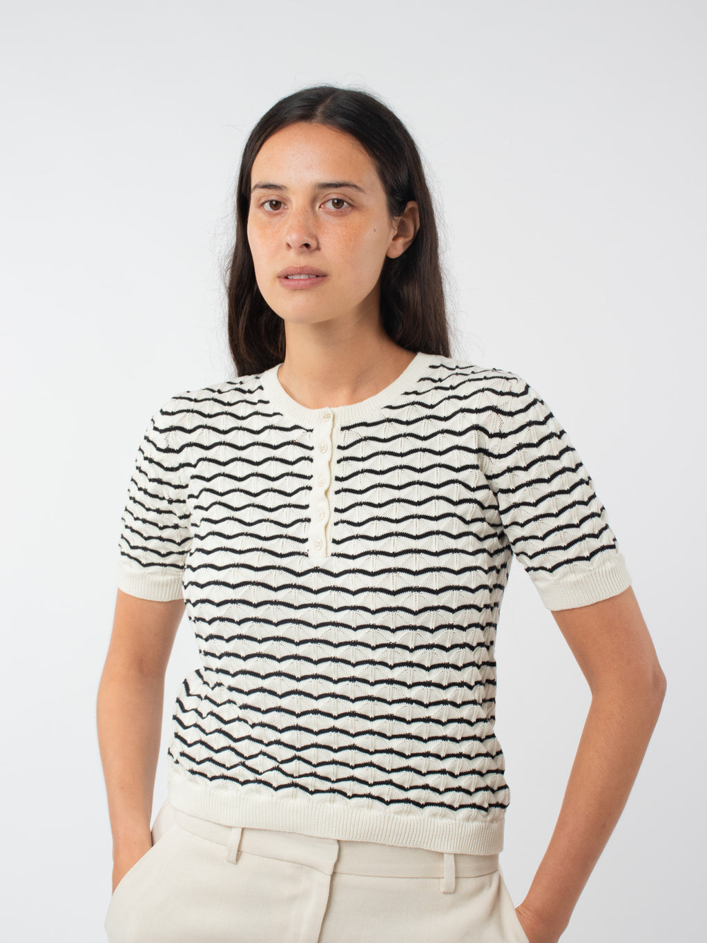Jersey manga corta