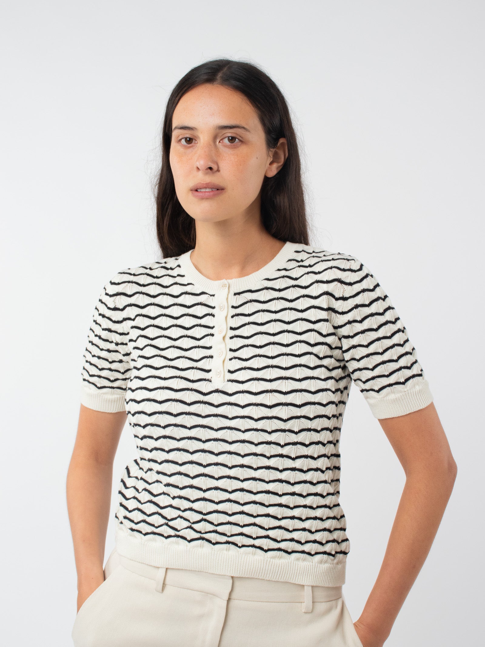 Jersey manga corta