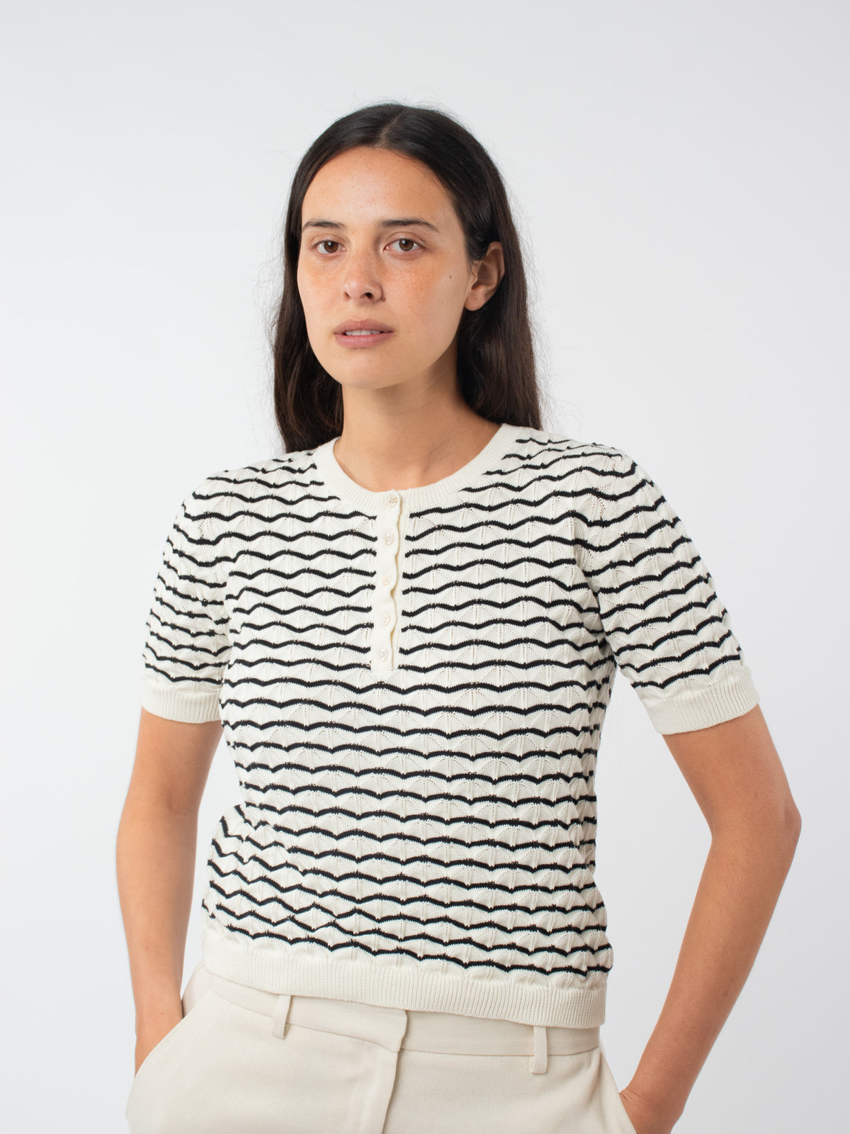 Short-sleeved jumper
