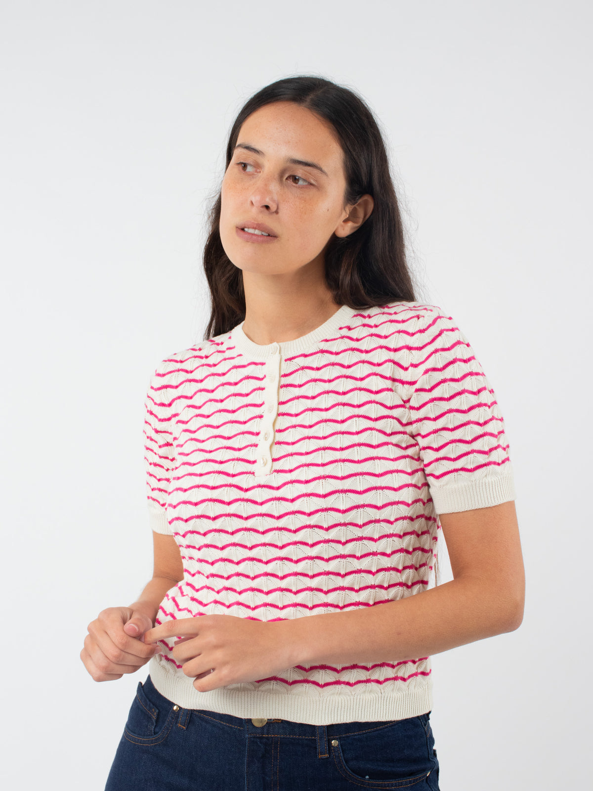 Short-sleeved jumper
