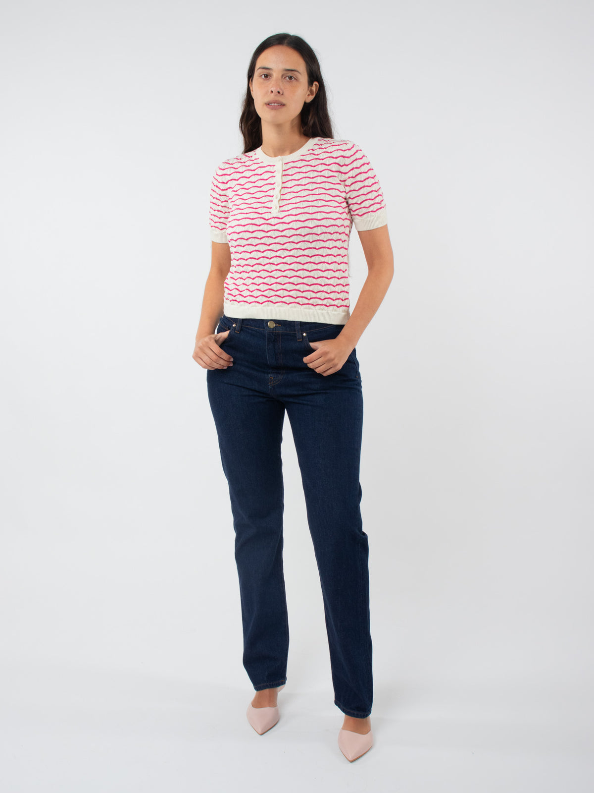 Short-sleeved jumper