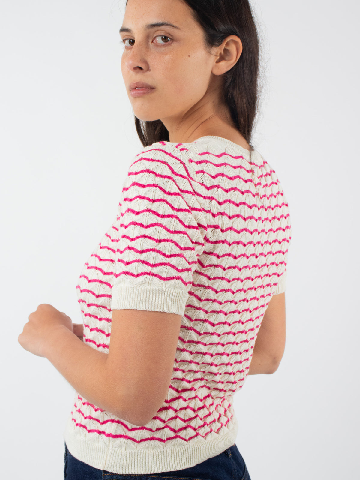 Short-sleeved jumper