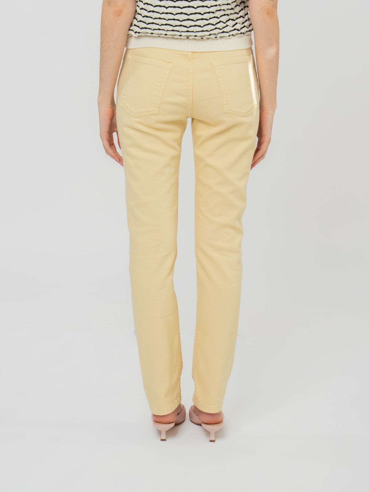 Straight-leg five-pocket trousers