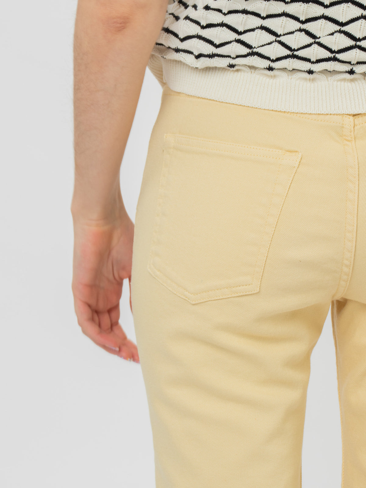 Straight-leg five-pocket trousers