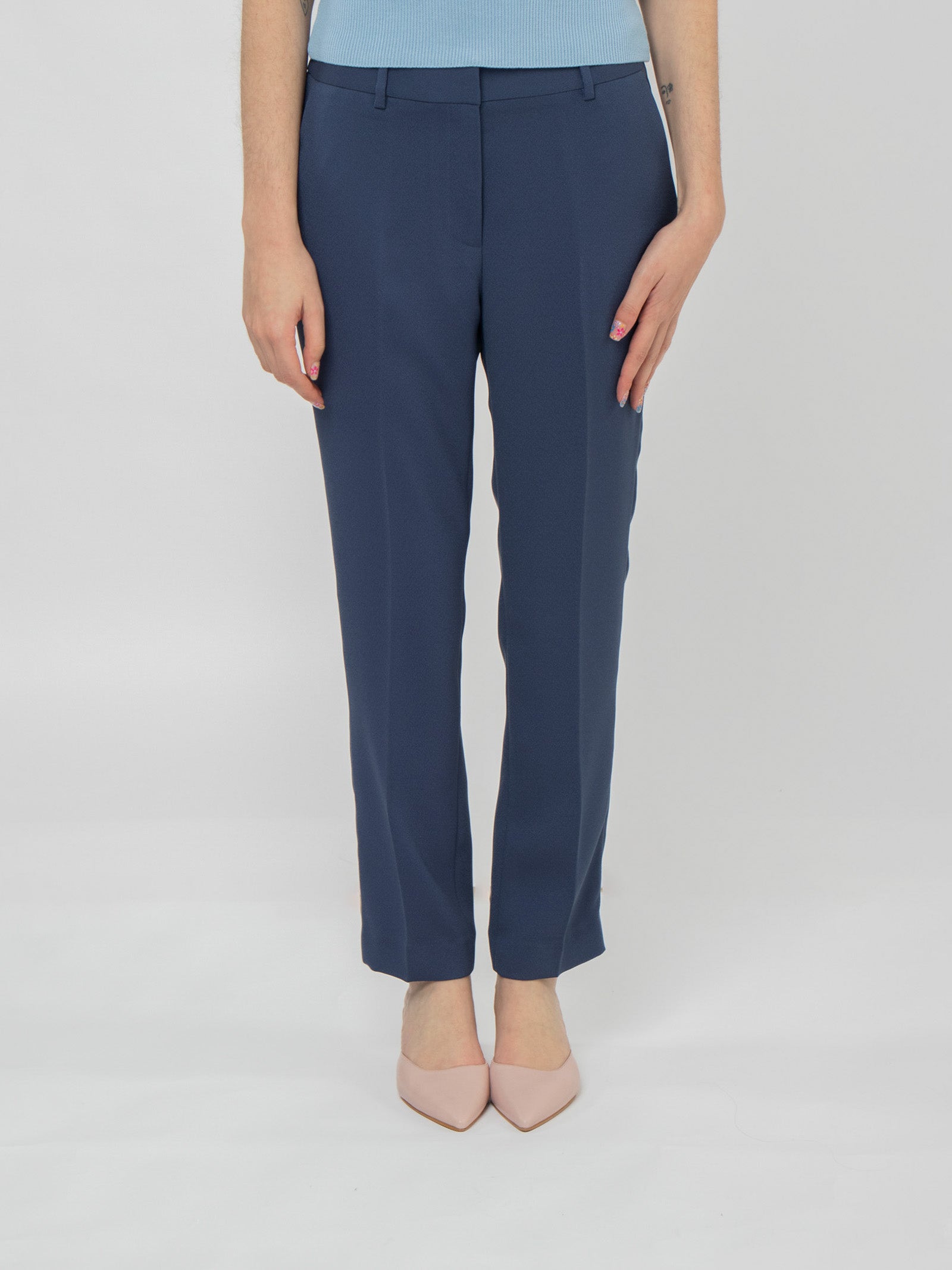 Pantalón tobillero crepé