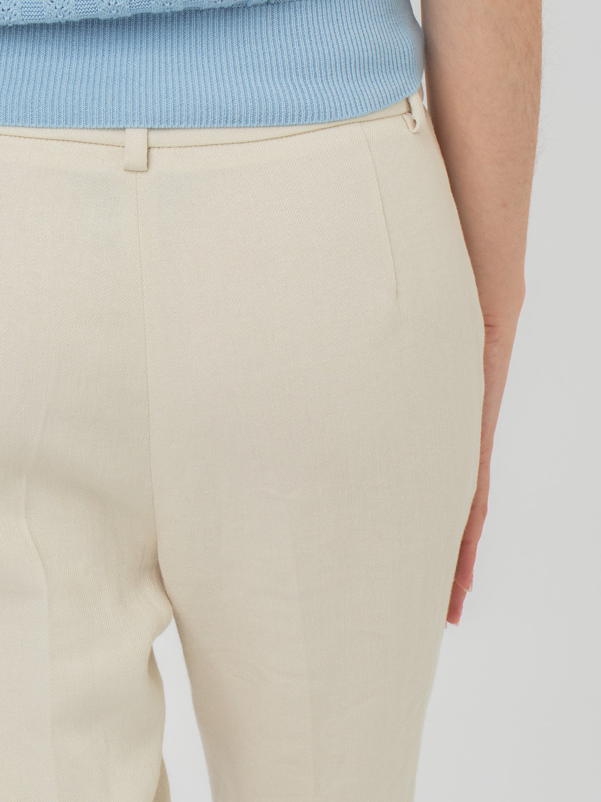 Pantalón tobillero lino