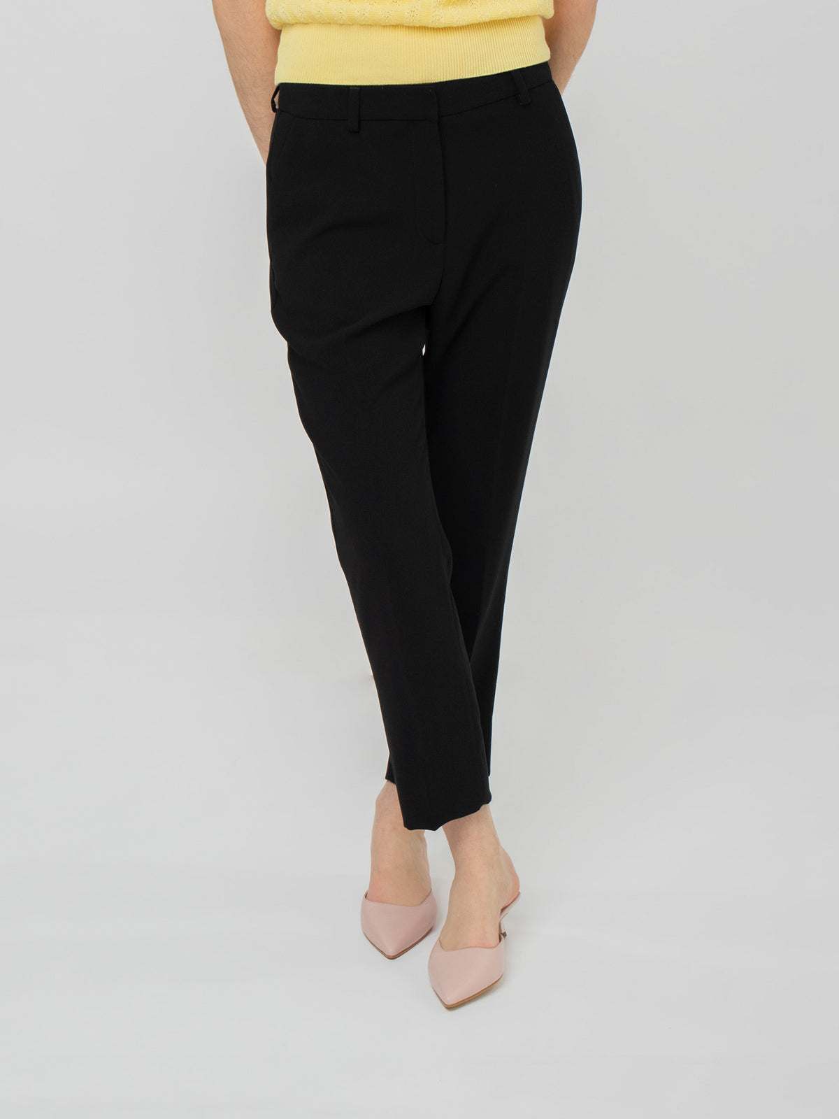 Pantalón tobillero crepé