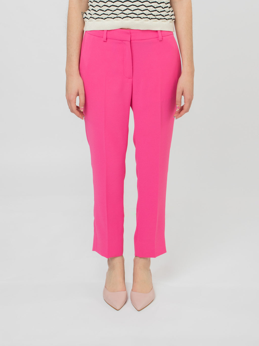 Pantalón tobillero crepé