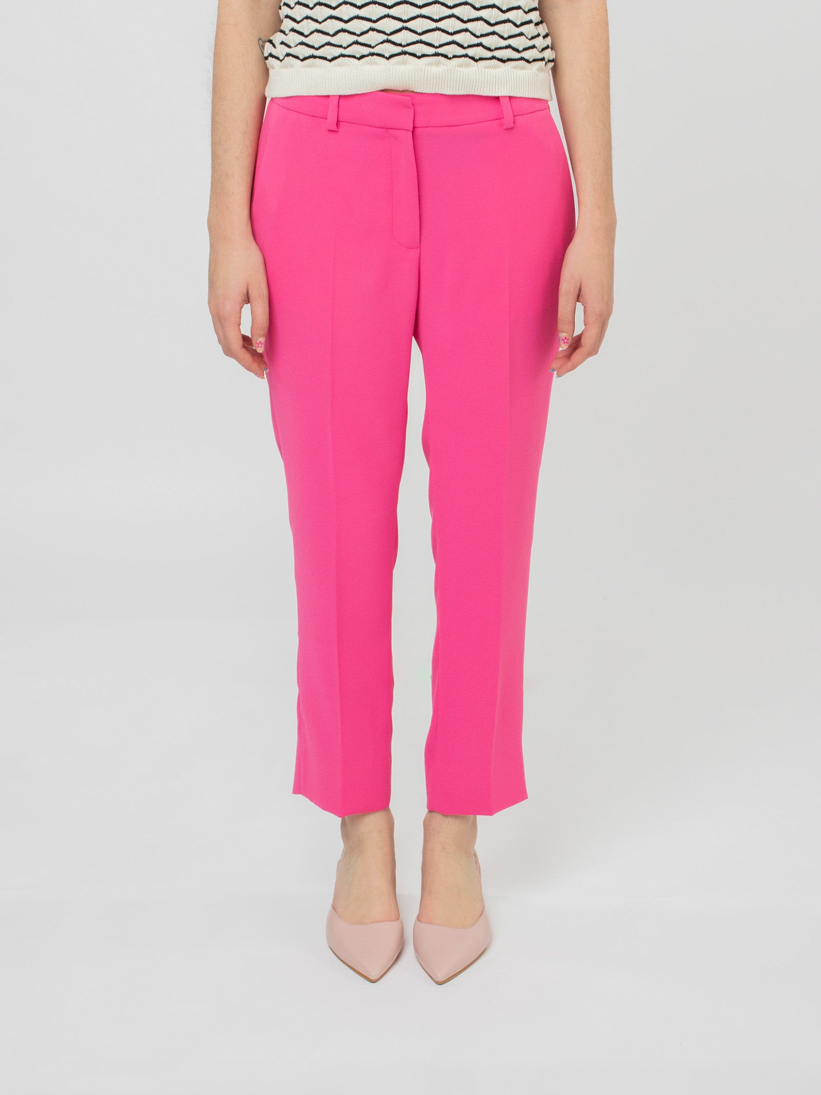 Pantalón tobillero crepé