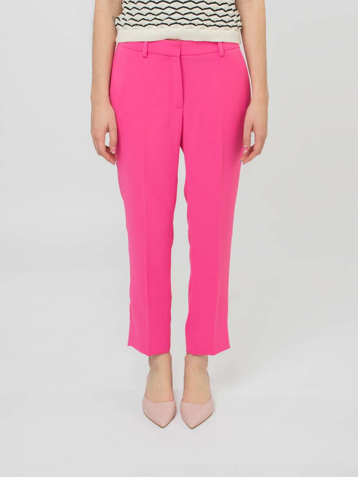 Pantalón tobillero crepé