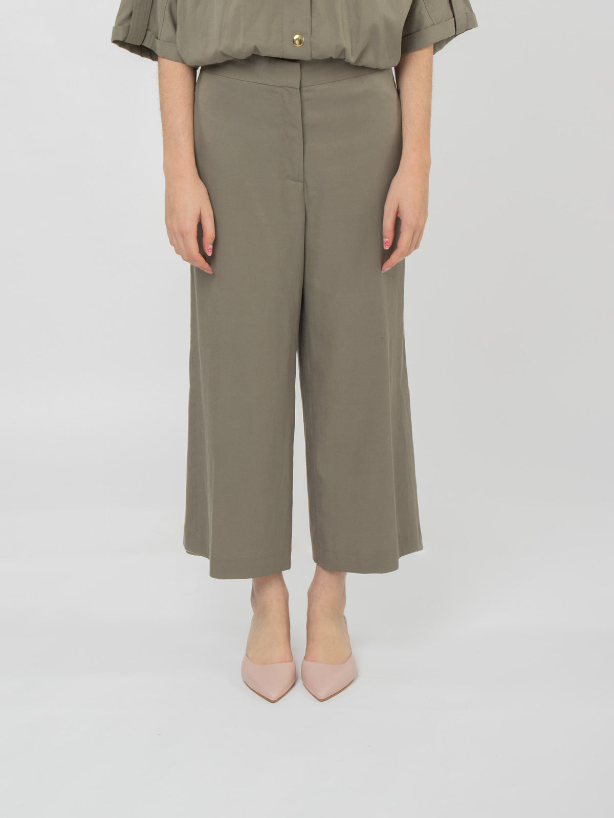 Pantalón culotte algodón