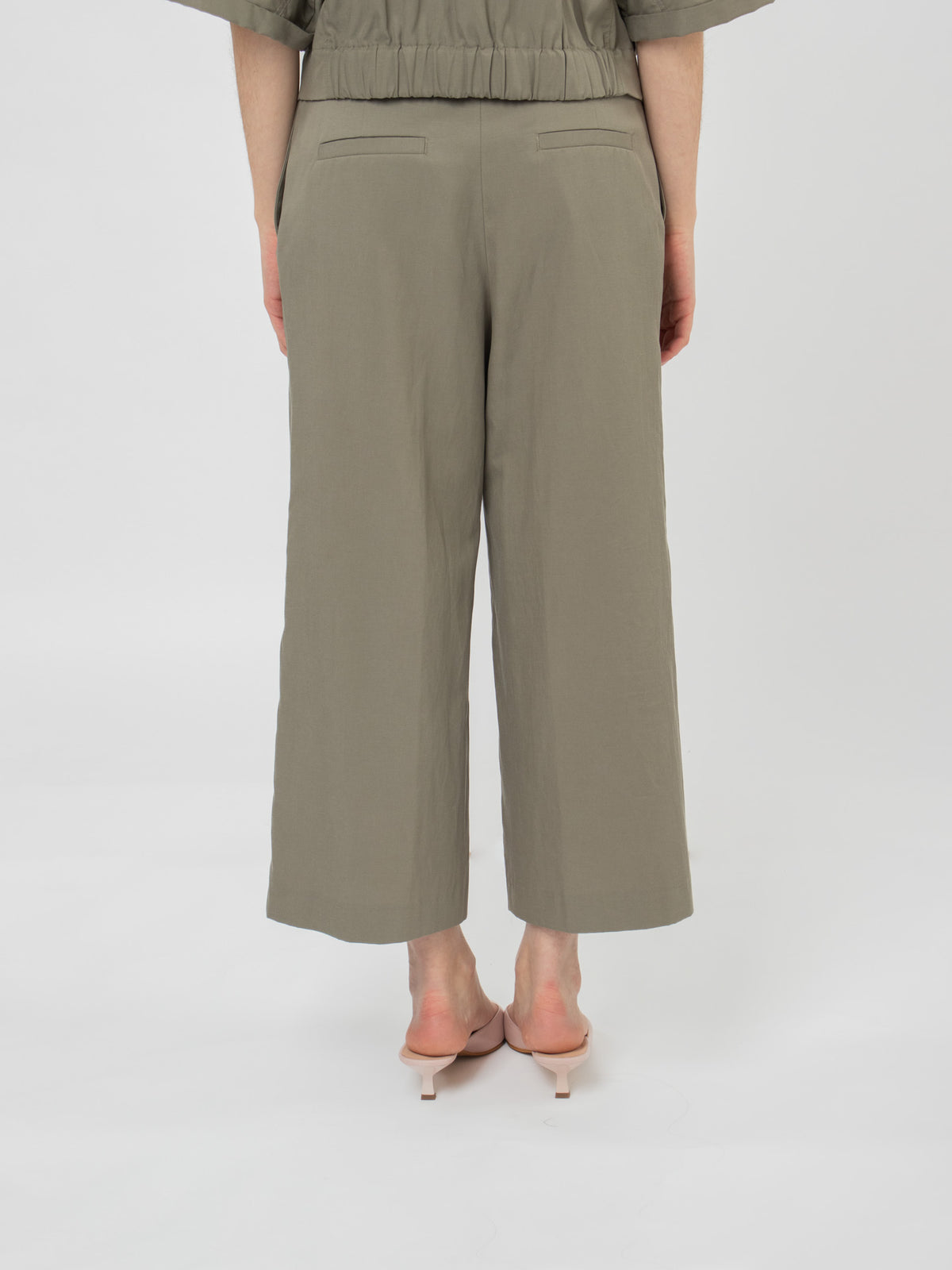 Pantalón culotte algodón