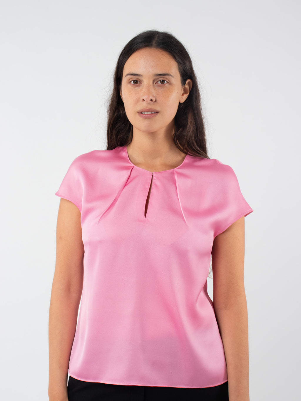 Blusa lágrima frontal