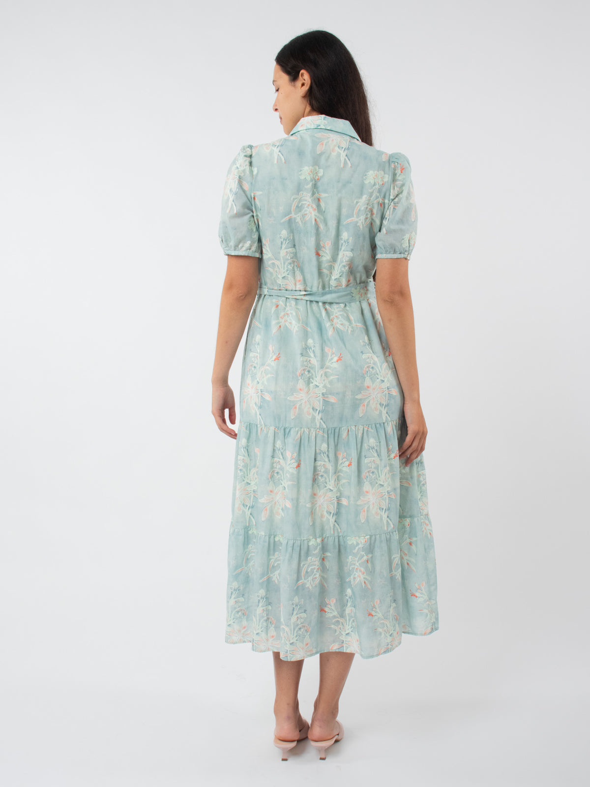 Vestido estampado flores