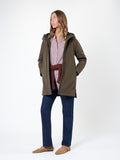 Hooded trench coat