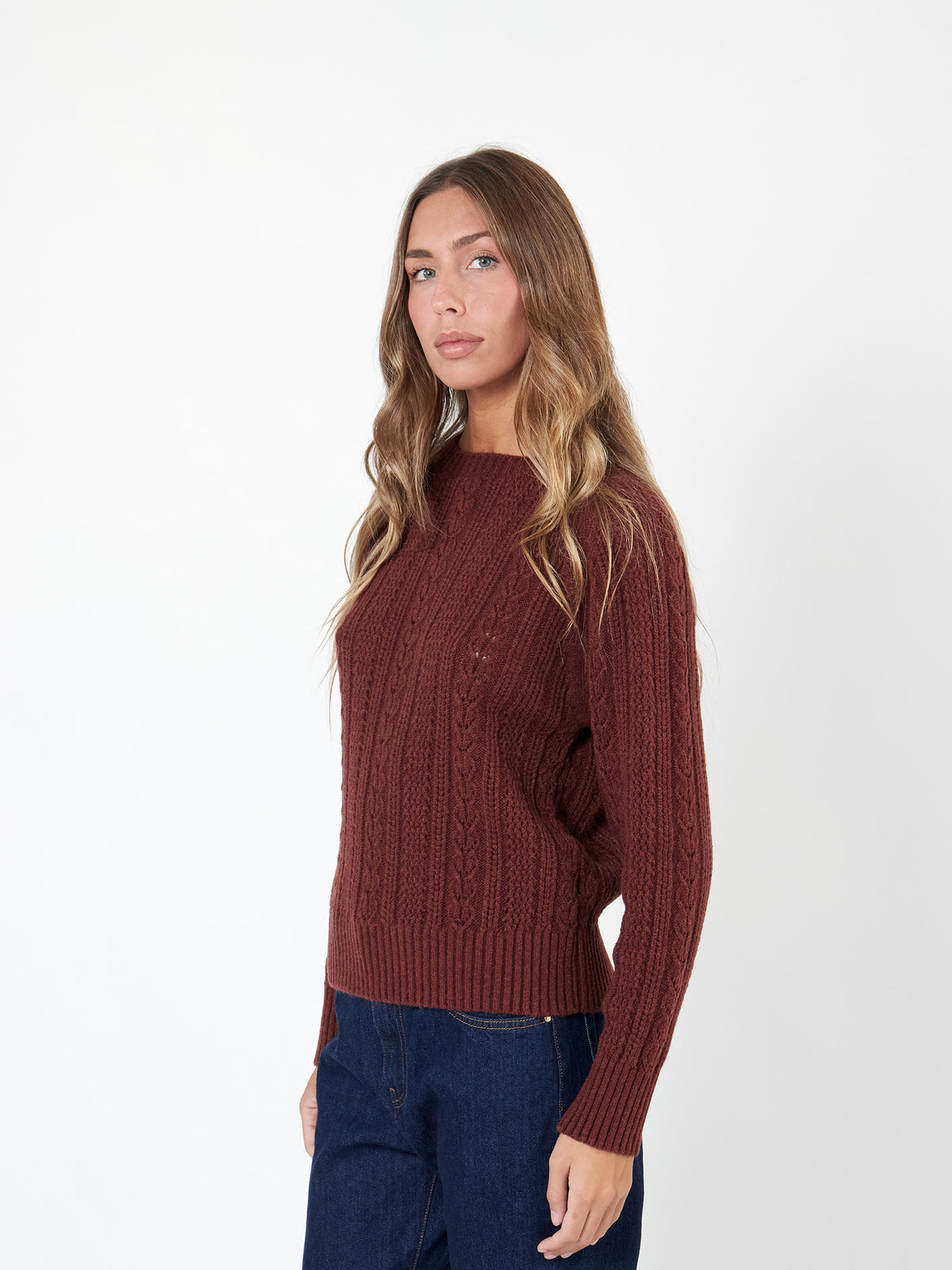 Openwork jumper