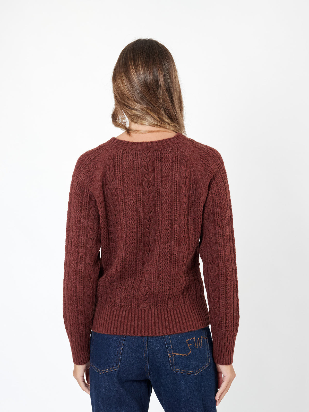 Openwork jumper