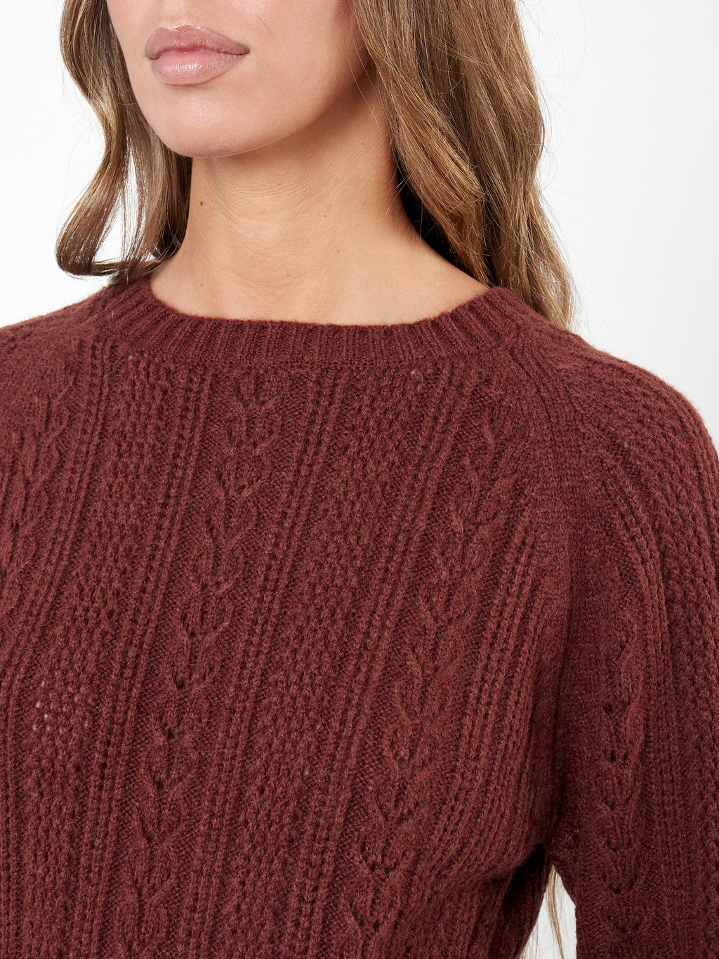 Openwork jumper