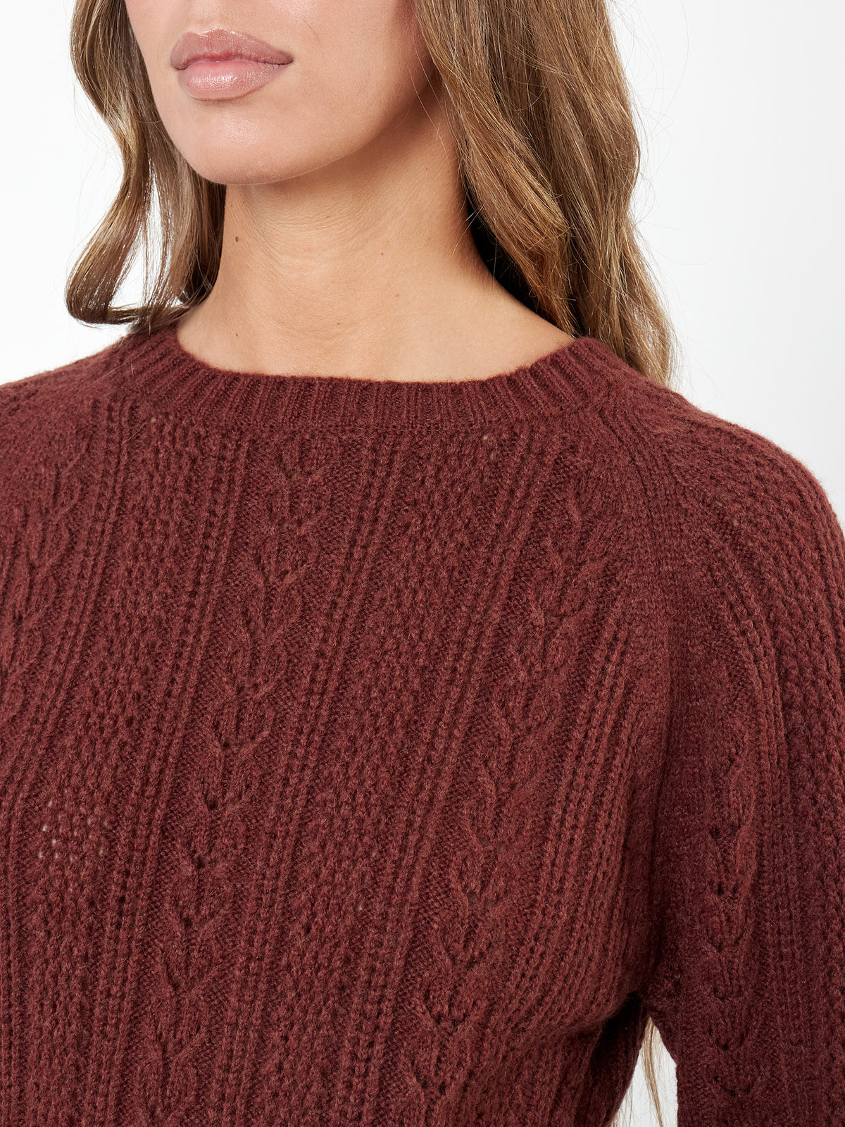 Openwork jumper