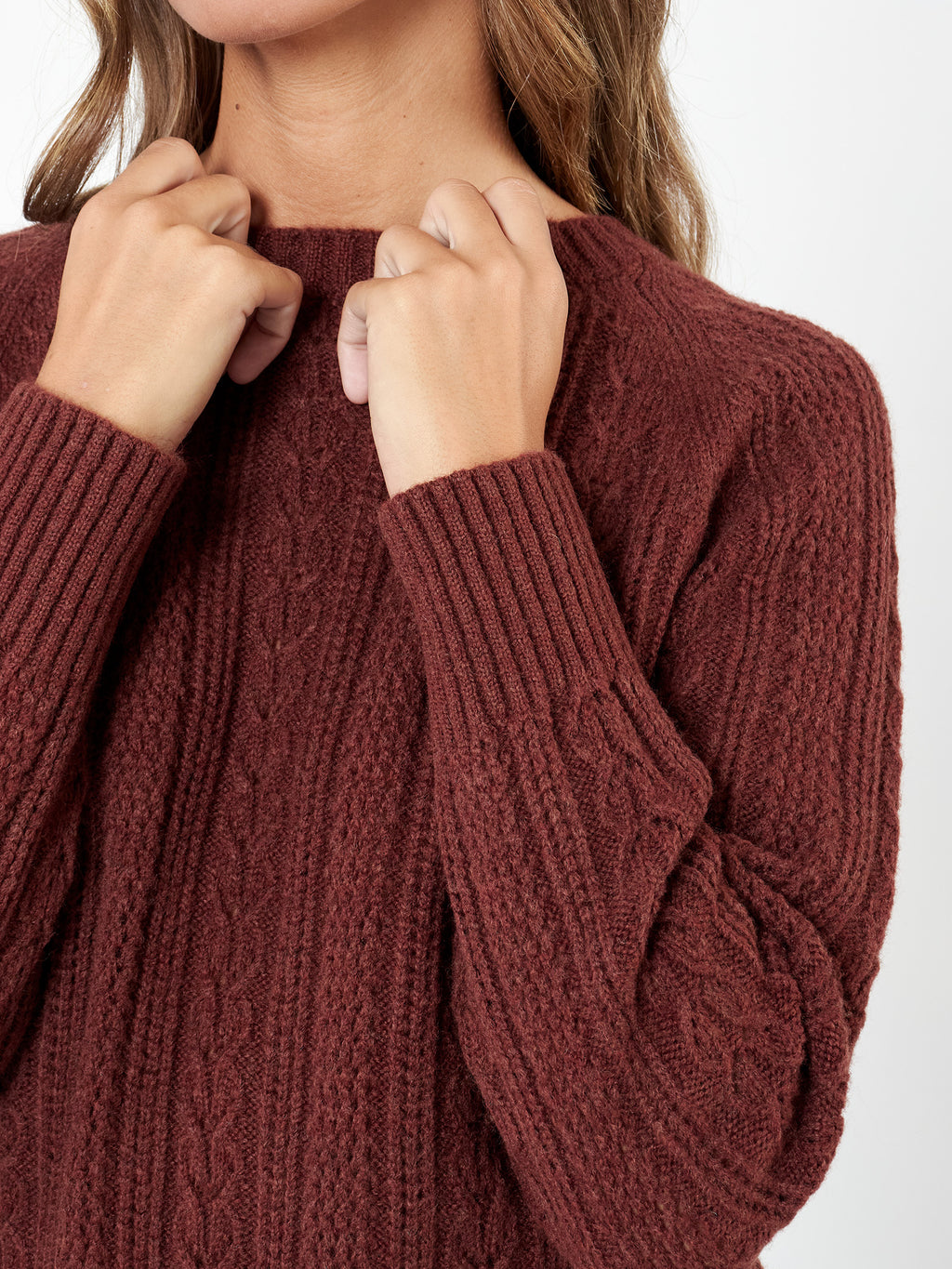 Openwork jumper